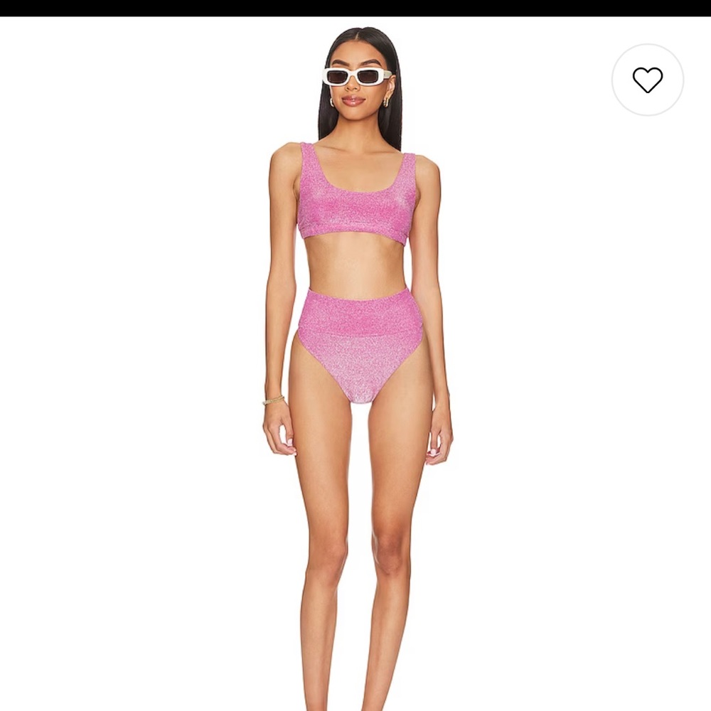 Beach Riot Peyton Top Fuchsia Shimmer